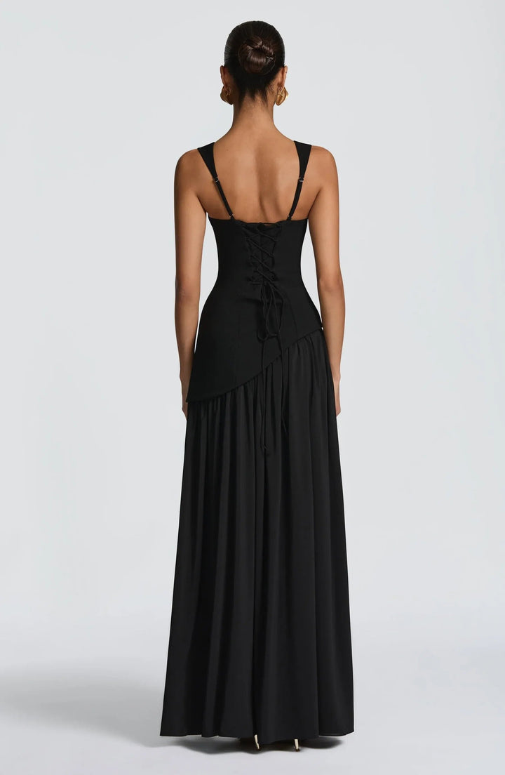 Victoria | Glamorous Square Neck Maxi Dress 4