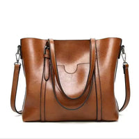 Isabella | Refined And Sophisticated Oil Wax Leather Tote Bag