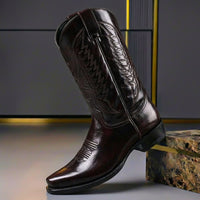 Julianne | Refined And Timeless Polished Leather Heritage Boots