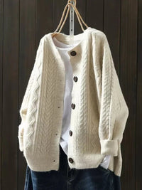 Sofia | Cozy And Warm Oversized Cable-Knit Cardigan Cardigan