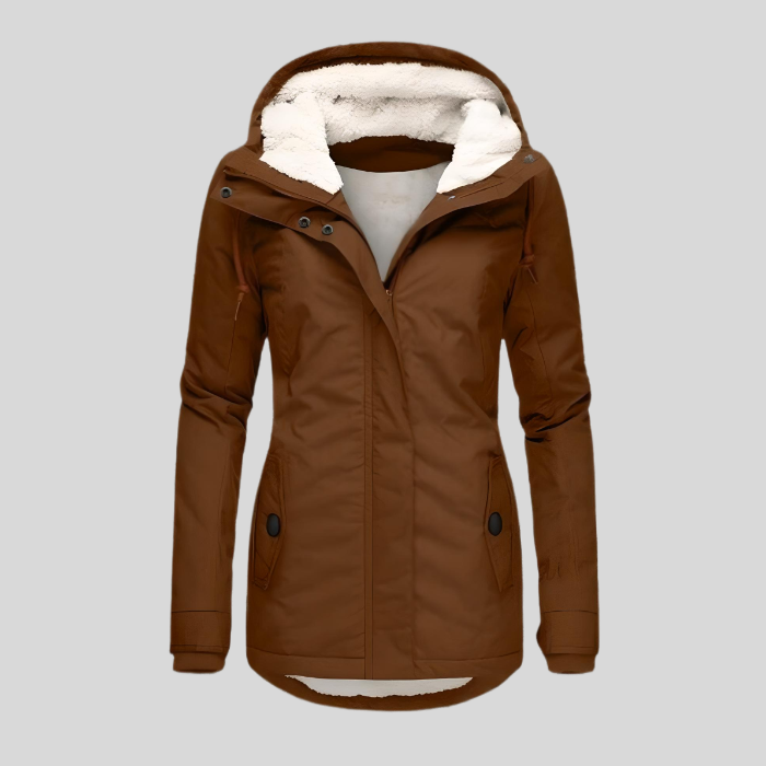 Stella | Warm And Comfortable Waterproof Hooded Winter Jacket