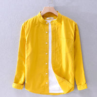 Ethan | Camicia Classica in Cotone a Maniche Lunghe
