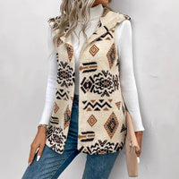 Emily | Comfortable Geometric Pattern Women's Winter Vest