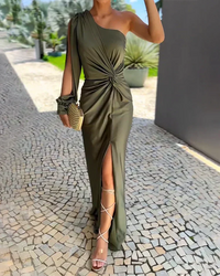 Aurora | Elegance Pleated Silhouette Wedding Guest Dress
