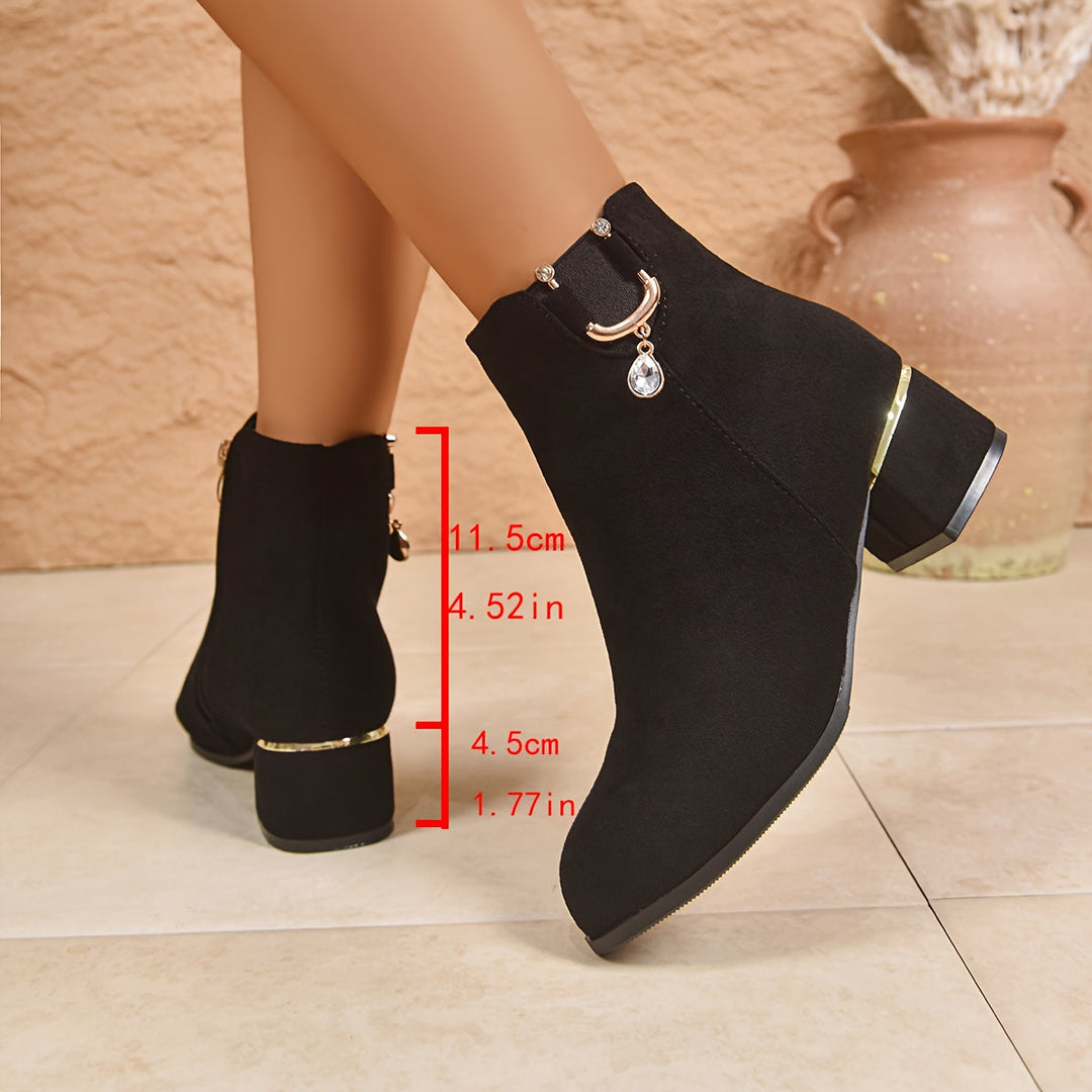 Hazel | Sophisticated and Stylish Suede Chelsea Ankle Boots