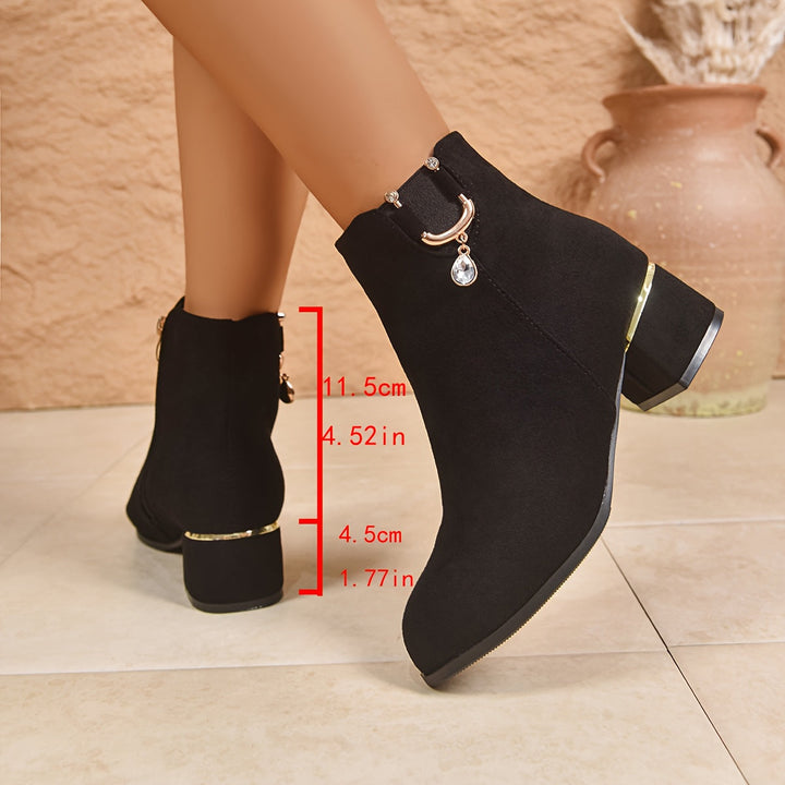 Hazel | Sophisticated and Stylish Suede Chelsea Ankle Boots