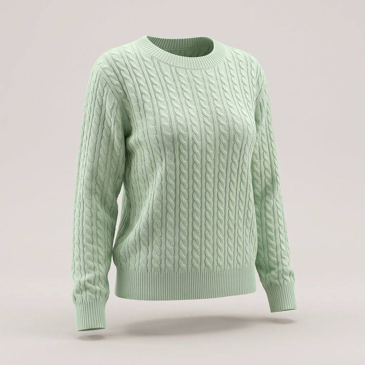 Marielle | Cable Sweater – Tijdloze Warmte voor Elke Dag
