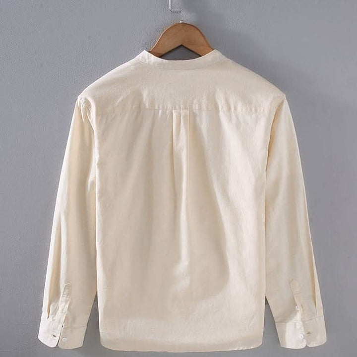 Riley | Casual Linen Shirt – Structured Design for Effortless Style
