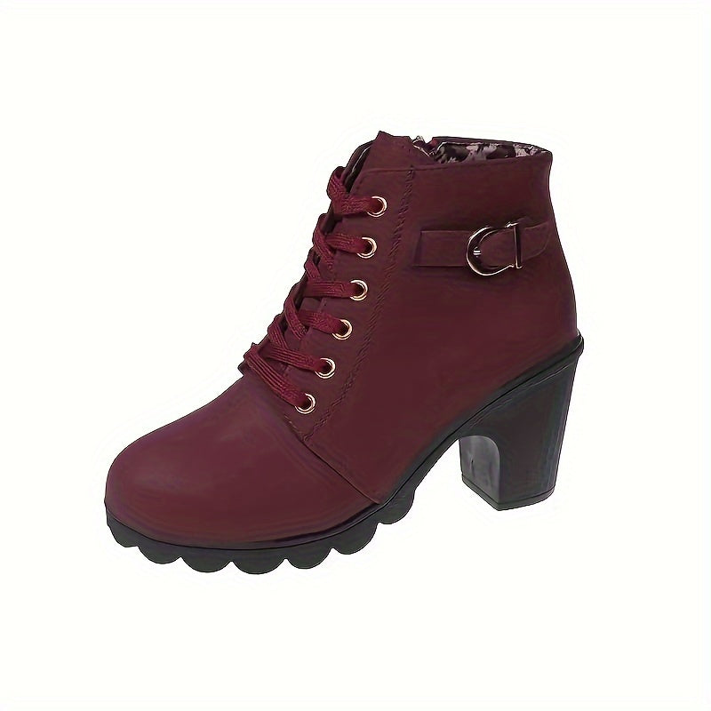 Luna | Elegant And Comfortable Lace-Up Ankle Boots