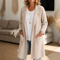 Aurelia | Elegant and Versatile Women's Open Front Wool Blazer Coat