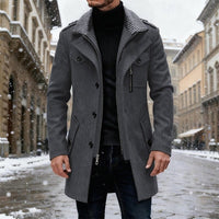 Daniel | Classic and Comfortable Double-Breasted Trench Coat for Men