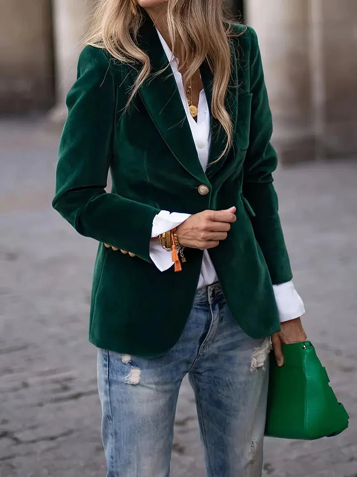 Seraphina | Comfortable And Versatile Velvet Blazer