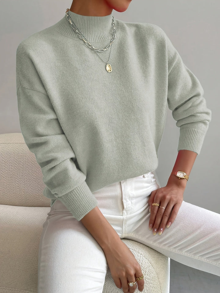 Amelia | Elegant And Comfortable Turtleneck Knit Sweater