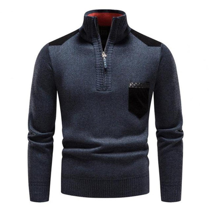 Wolcott | Wool Zip Sweater – Classic Warmth for Men