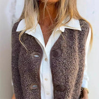 Sophia | Elegant And Versatile Button Front Vest
