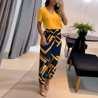 Emily | Chic And Breathable Blouse And Pants Two Piece Set
