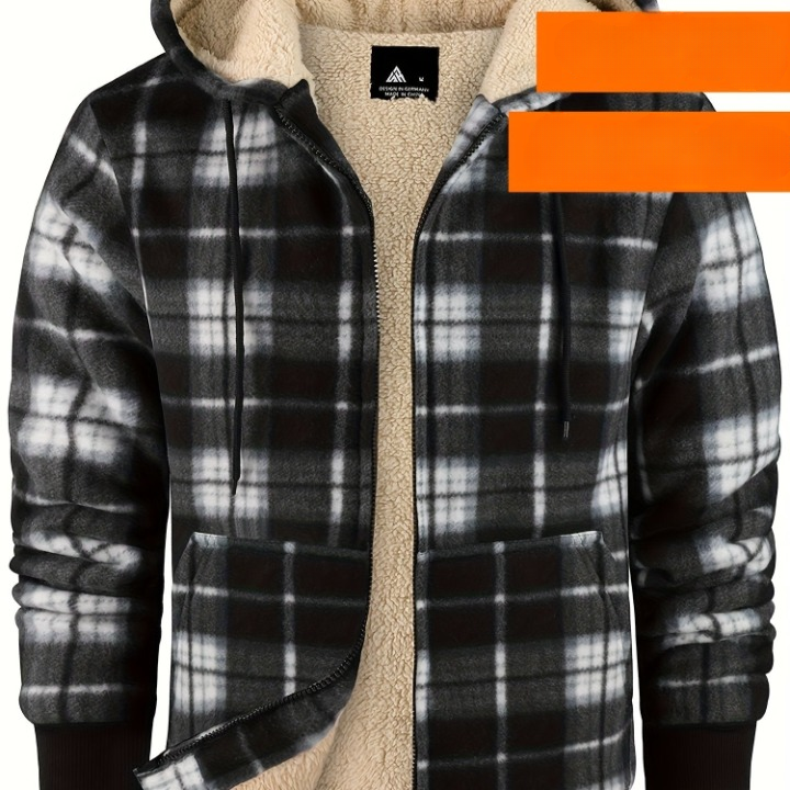 Rowan | Cozy and Stylish Lumberjack Zip-Up Hooded Jacket