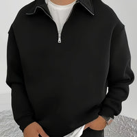 Benjamin | Warm And Comfortable Half-Zip Sweatshirt
