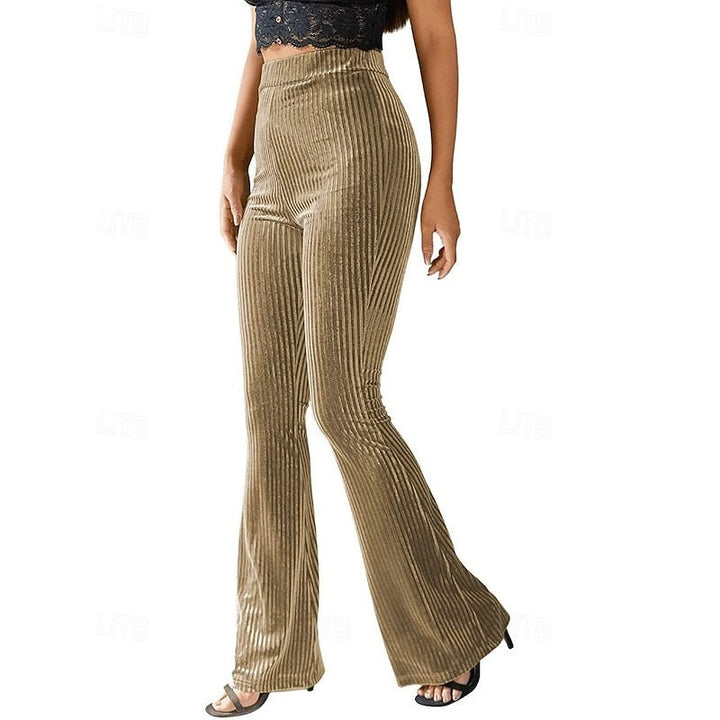 Soleil | High-Waist Flared Pants – Effortlessly Chic Style for Women