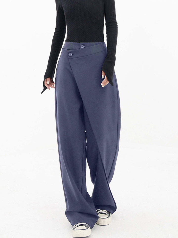 Sienna | Asymmetrical Wide Leg Baggy Statement Pants