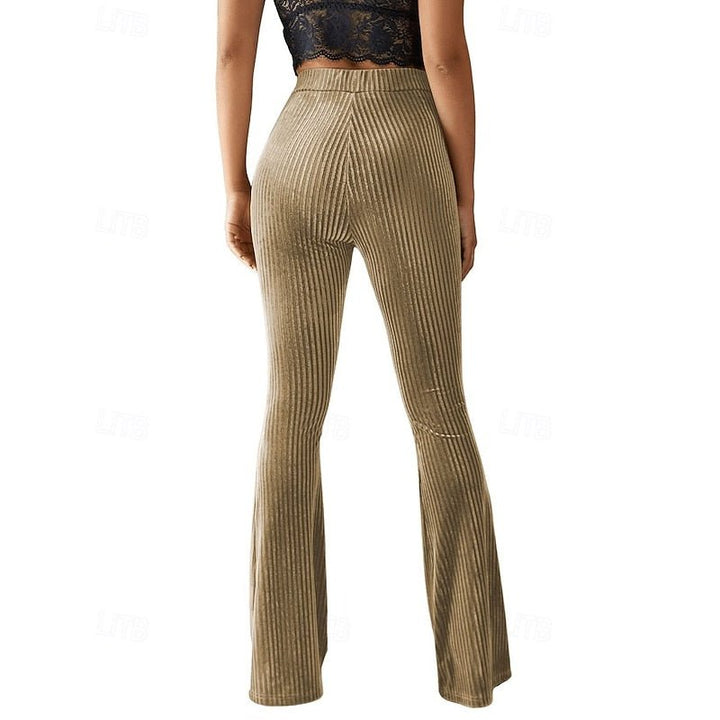 Soleil | High-Waist Flared Pants – Effortlessly Chic Style for Women