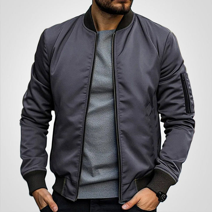 Kevin | Modern and Classic Ribbed Bomber Jacket