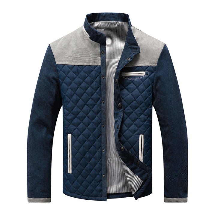 Niko | Two-Tone Jacket for Men – Modern Quilted Design