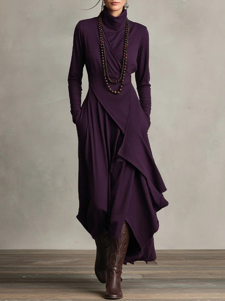 Avery | Modern And Elegant Long Sleeved Maxi Dress