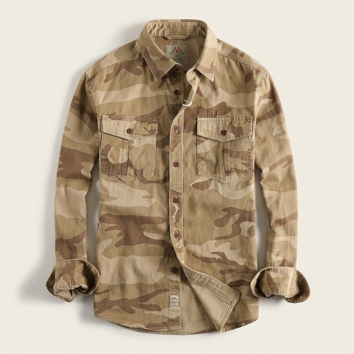 Brentford | Utility Button-Up Shirt for Men with Functional Design