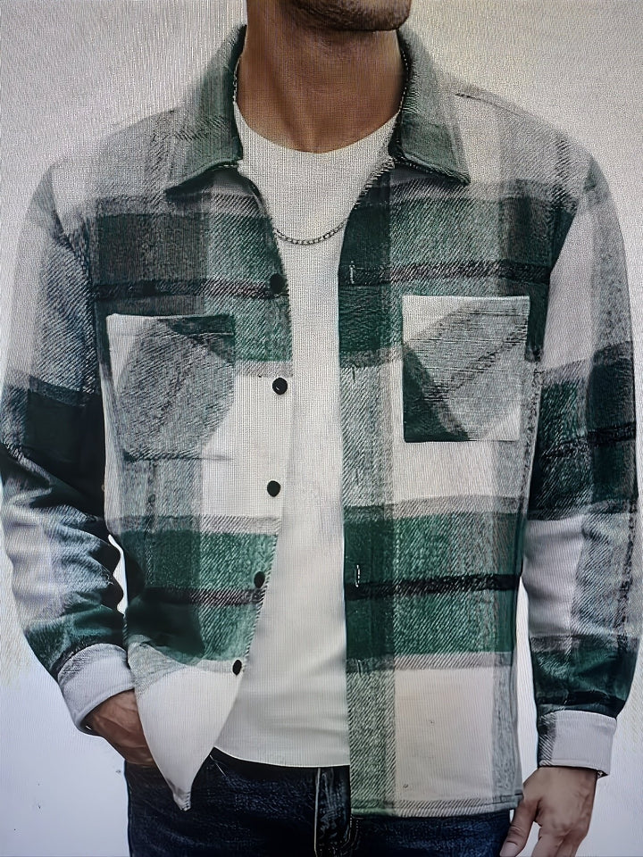 Corbin | Check Overshirt – Rugged Layering Style for Men
