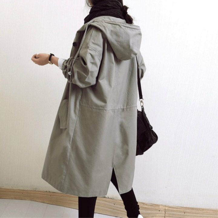 Victoria | Comfortable And Protective Hooded Trench Coat