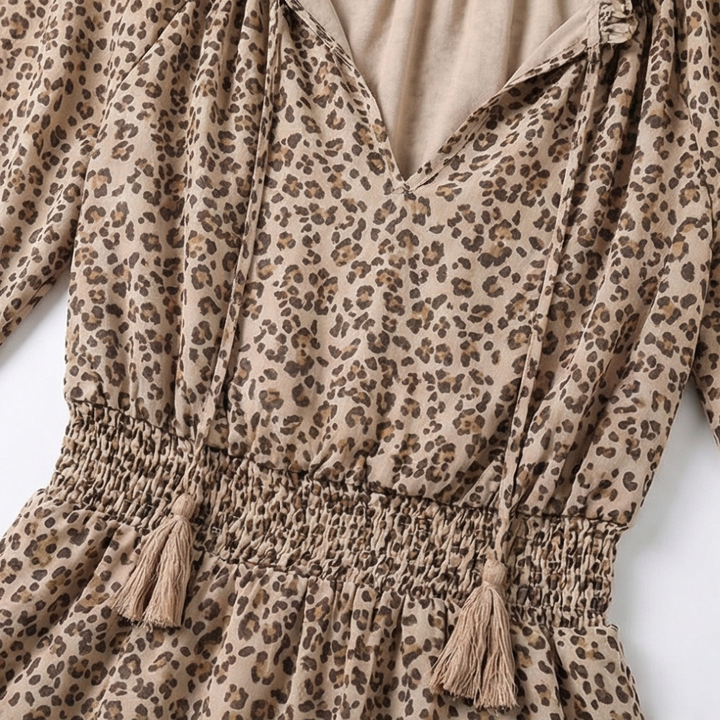 Vivara | V-Neck Ruffle Mini Dress – Flattering Style for Women