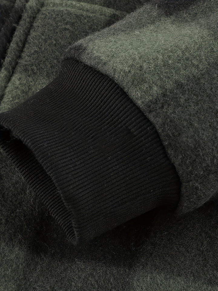 Declan | Zip-Up Hooded Jacket – Cozy Plaid Design for Men