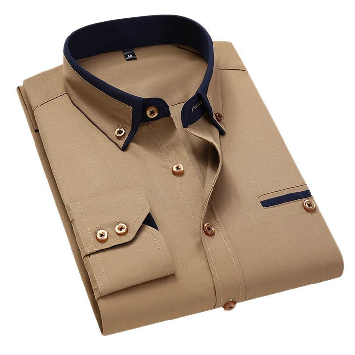 Glam | Casual Button-Up Shirt for Men in Cotton