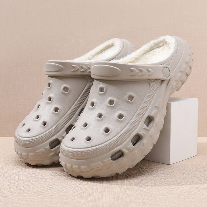 Benjamin | Warm And Cozy Men's Fleece-Lined Slip-On Clogs