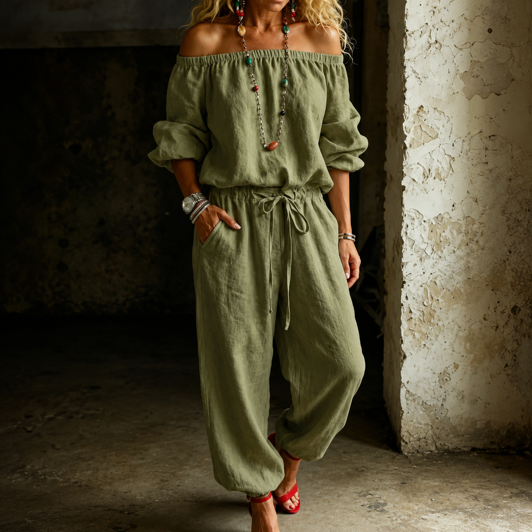 Wearbella | Off-Shoulder Jumpsuit – Effortless Style for Women