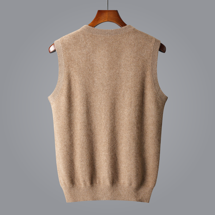 Karin | Gilet en maille de cachemire luxueux et doux