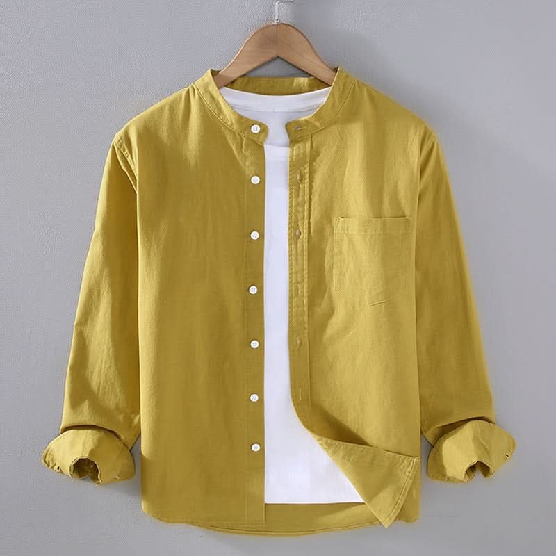 Riley | Casual Linen Shirt – Structured Design for Effortless Style