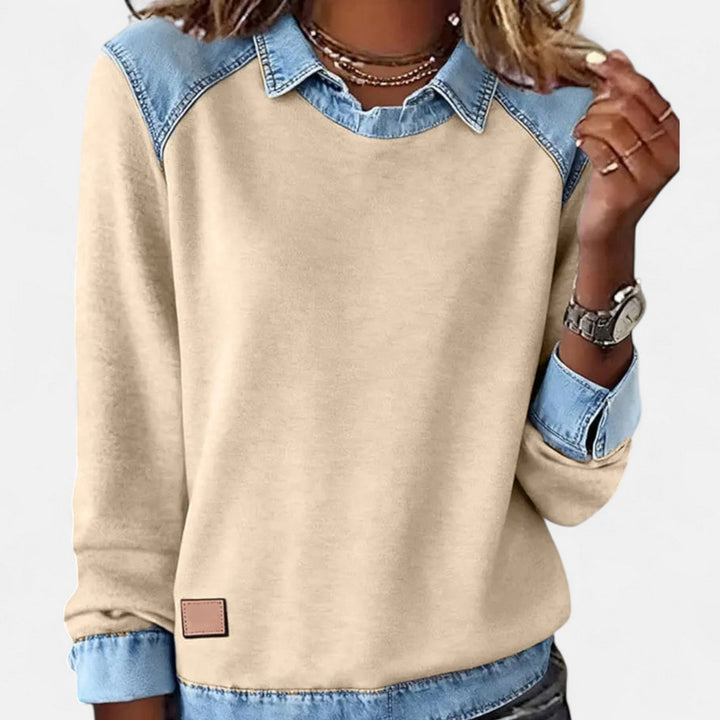 Luna | Modern And Comfortable Long-Sleeve Knit Sweatshirt