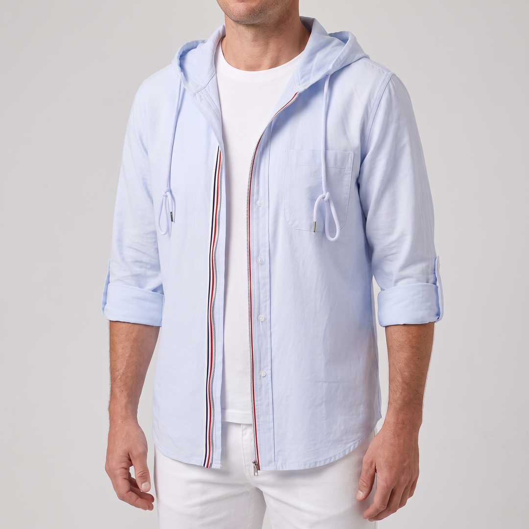 Casal | Linen Hoodie – Lightweight Layer for Men