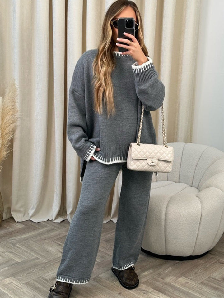 Emma | Modern And Comfortable Knit Two Piece Set