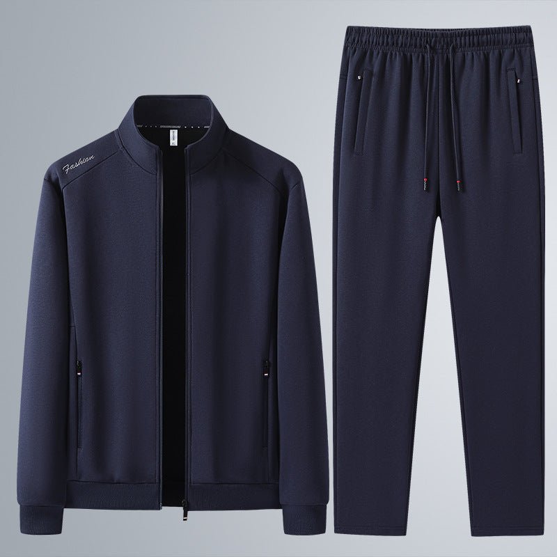 Flashwear | Sports Suit with Stand-Up Collar and Zipper for Men