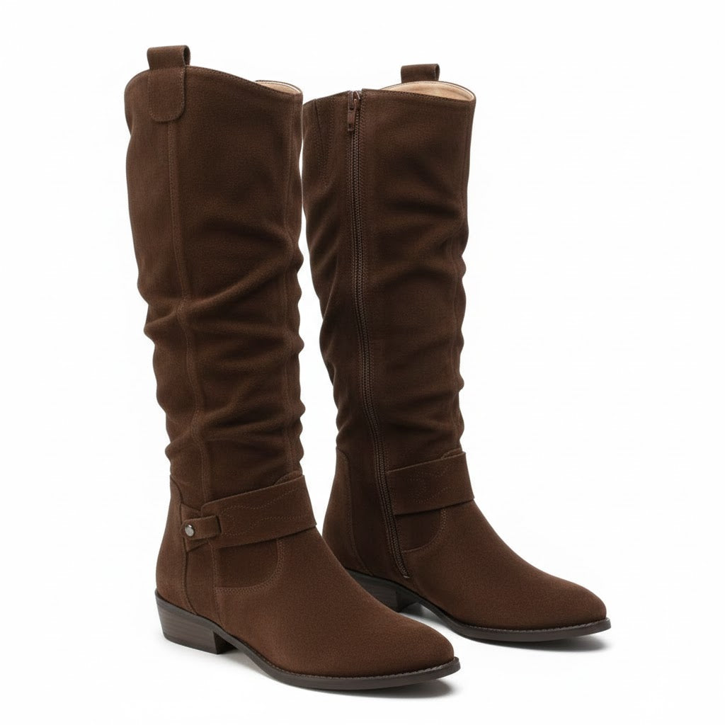 Freya | Chic And Comfortable Slouchy Knee High Boots