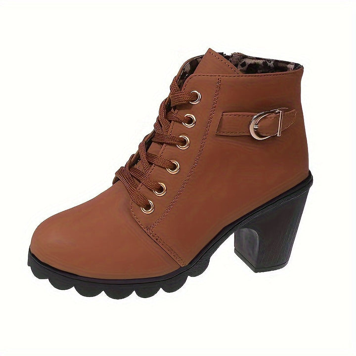 Luna | Elegant And Comfortable Lace-Up Ankle Boots