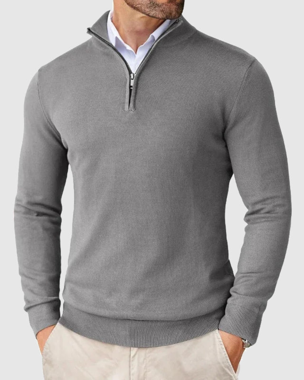 Refined | Zip Sweater for Men – Stylish Everyday Wear