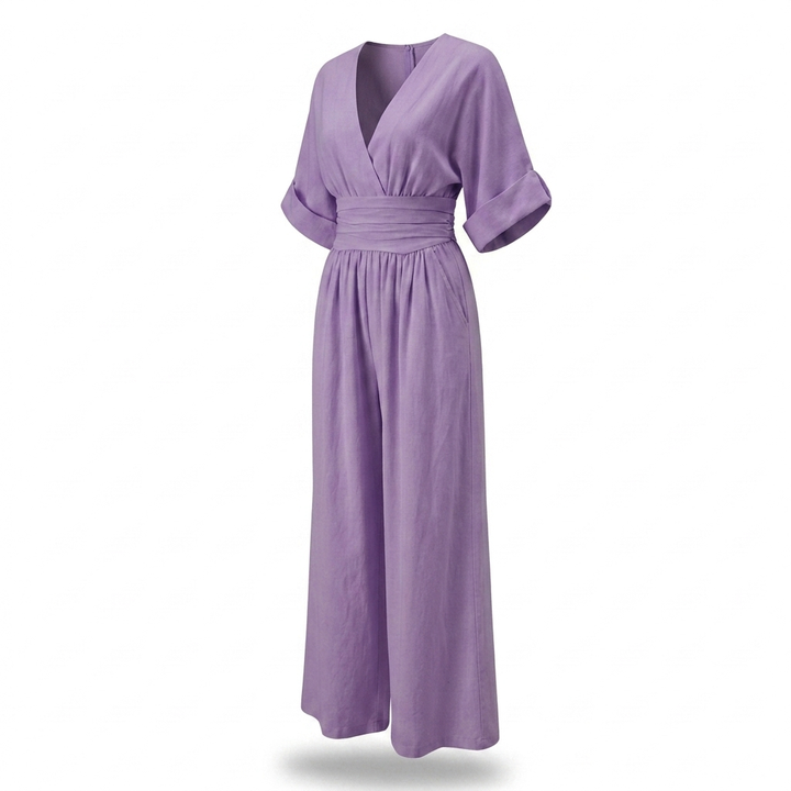 Wynter | Wide-Leg Jumpsuit – Flowing Elegant Design for Women