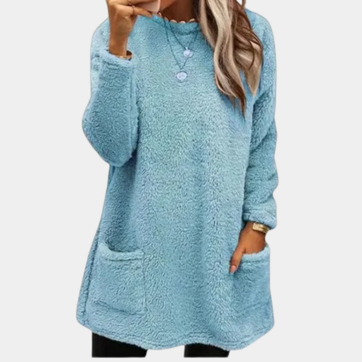 Chloe | Relaxed and Comfortable Women's Pocket Sweatshirt
