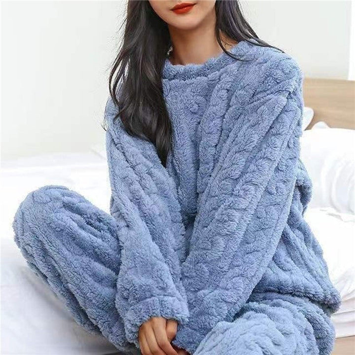 Maria | Fleece Pajama Set for Cozy Relaxation