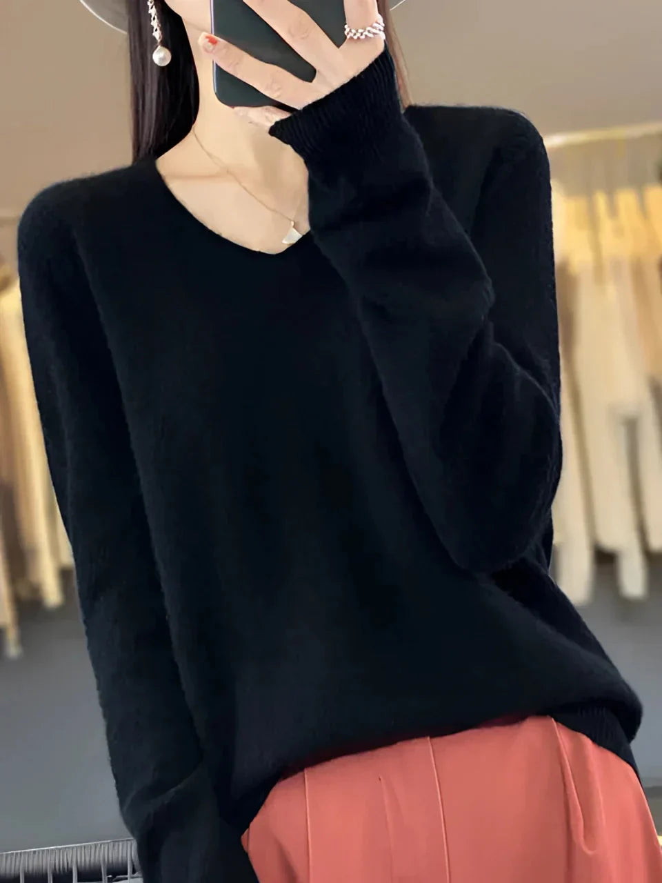 Isabella | Cashmere Sweater – Luxurious Comfort for Women