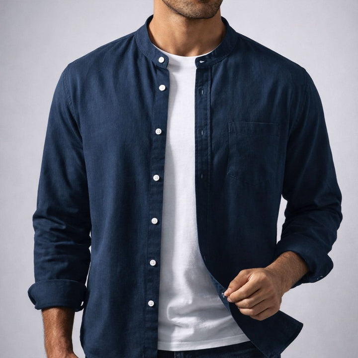 Riley | Casual Linen Shirt – Structured Design for Effortless Style